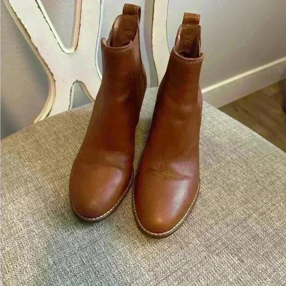 Madewell The Regan Leather Ankle Boot Size 7.5 - Picture 2 of 5